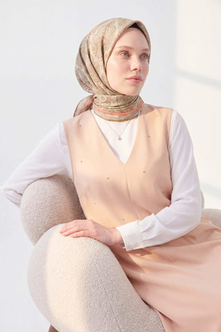 Soft Eşarp Rûmi Asit Yeşili 90x90 - Soft Eşarp - | Silk Home