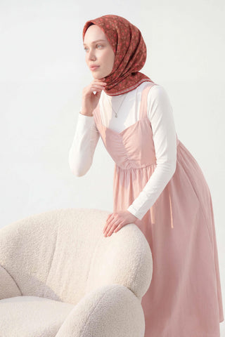 Soft Eşarp Rûmi Çikolata Kahve 90x90 | Silk Home
