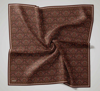 Soft Eşarp Rûmi Çikolata Kahve 90x90 | Silk Home