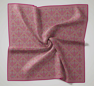Soft Eşarp Rûmi Gümüş 90x90 | Silk Home