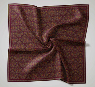 Soft Eşarp Rûmi Mürdüm 90x90 | Silk Home
