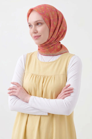 Soft Eşarp Rûmi Şeker Pembe 90x90 | Silk Home