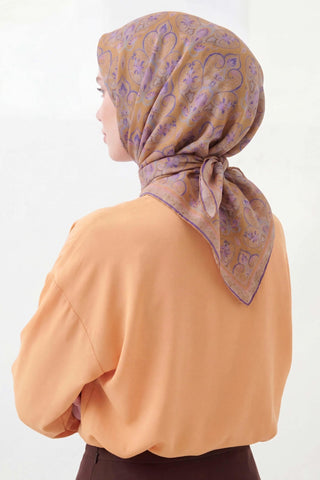 Soft Eşarp Rûmi Taba 90x90 - Soft Eşarp - | Silk Home
