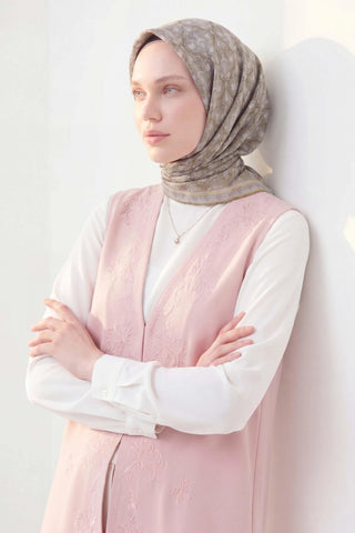 Soft Eşarp Rûmi Yağ Yeşili 90x90 | Silk Home - Soft Eşarp - | Silk Home