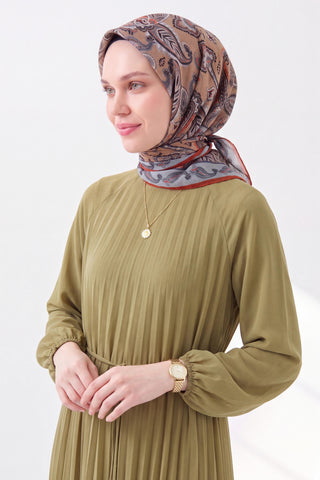 Soft Eşarp Şal Motif Karamel