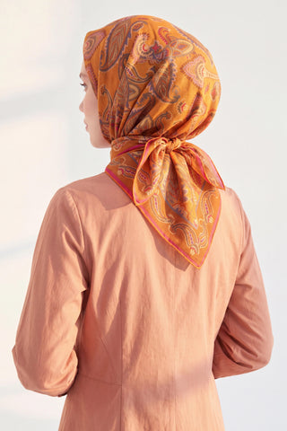 Soft Eşarp Şal Motif Kavuniçi