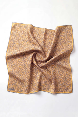 Soft Eşarp Şal Motif Koyu Gri 90x90