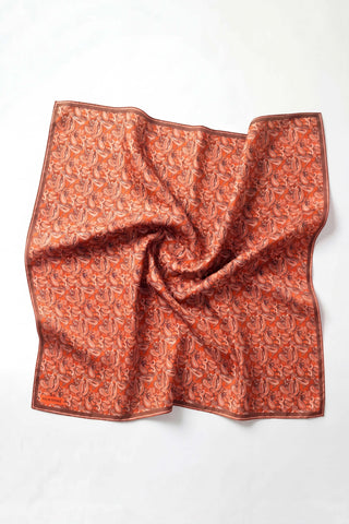 Soft Eşarp Şal Motif Koyu Kahve 90x90