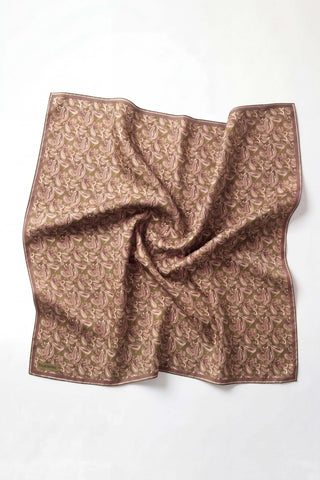 Soft Eşarp Şal Motif Koyu Yeşil 90x90