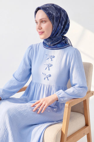 Soft Eşarp Şal Motif Lacivert
