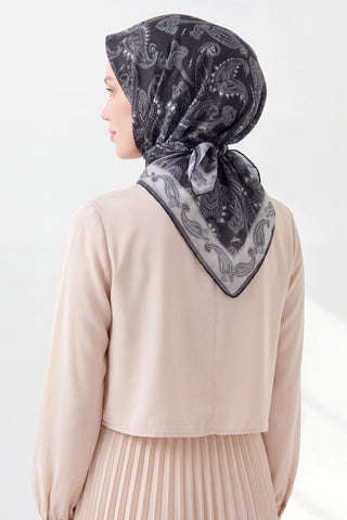 Soft Eşarp Şal Motif Siyah