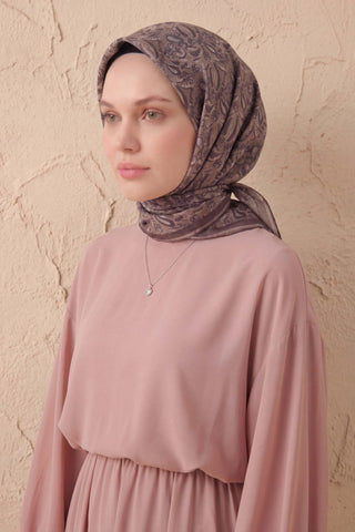 Soft Eşarp Şal Motif Vizon 90x90