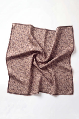 Soft Scarf Shawl Pattern Mink 90x90