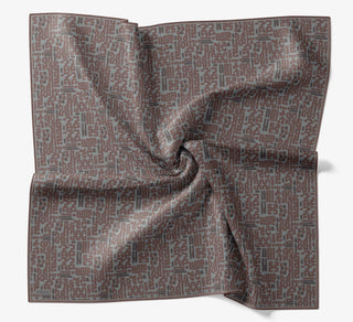 Soft Eşarp Soyut Mocha Mousse