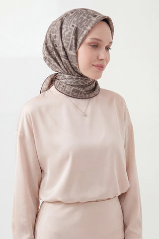 Soft Eşarp Soyut Taş