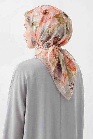 Soft Eşarp Suluboya Pudra Pembe 90x90