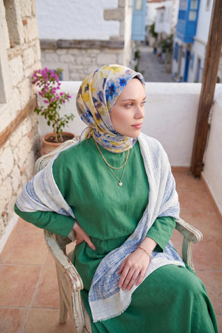 Soft Eşarp Suluboya Sarı 90x90