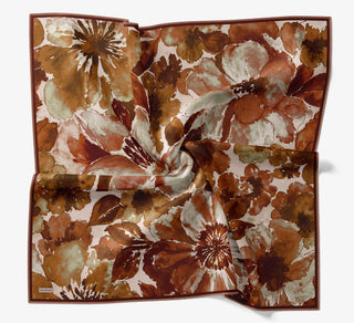 Soft Eşarp Suluboya Taba 90x90