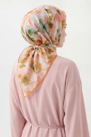 Soft Eşarp Suluboya Yeşil 90x90