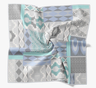 Soft Scarf Urban Patch Baby Blue