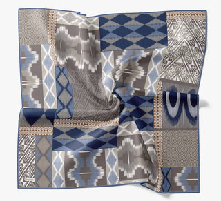 Soft Scarf Urban Patch Night Blue