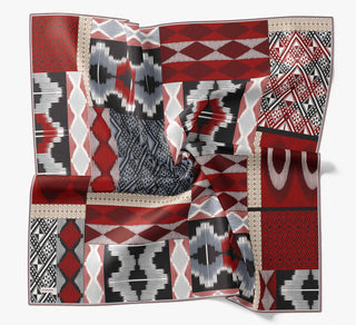 Soft Scarf Urban Patch Red