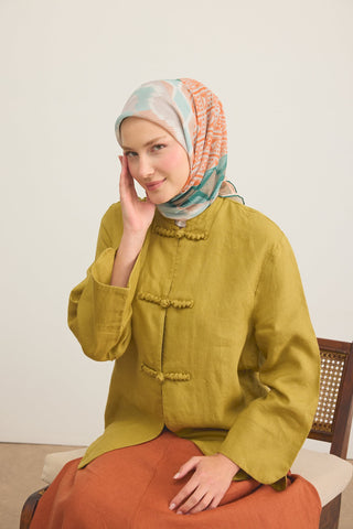 Soft Scarf Urban Patch Dark Green