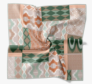Soft Scarf Urban Patch Dark Green