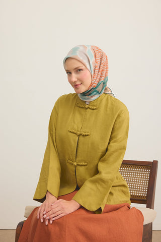 Soft Scarf Urban Patch Dark Green