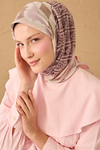 Soft Scarf Urban Patch Lilac
