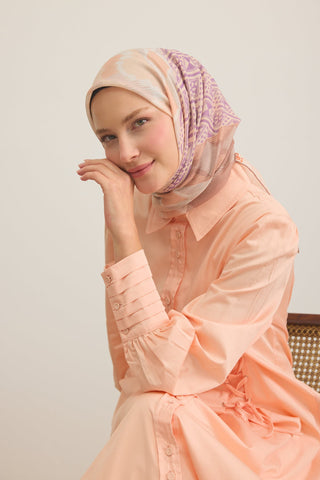 Soft Scarf Urban Patch Mocha Mousse