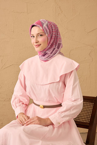 Soft Scarf Urban Patch Pink
