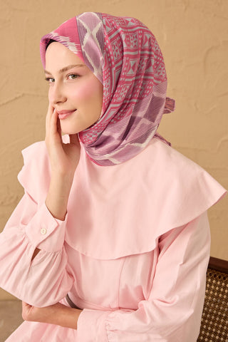 Soft Scarf Urban Patch Pink