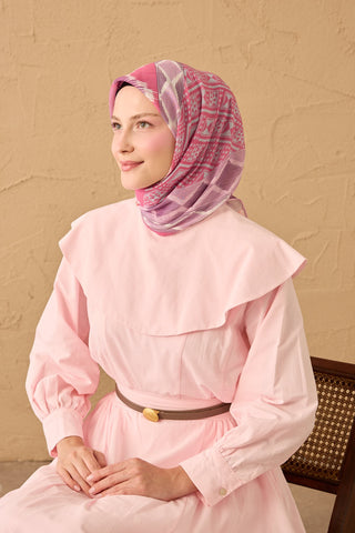 Soft Scarf Urban Patch Pink