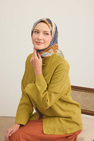 Soft Scarf Urban Patch Cinnamon