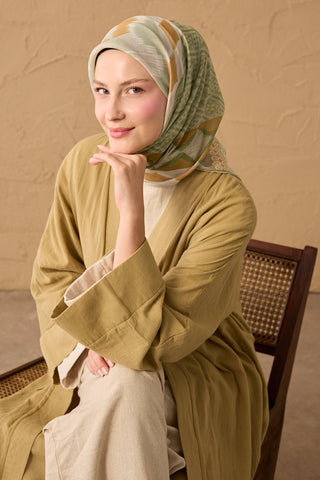 Soft Scarf Urban Patch Green