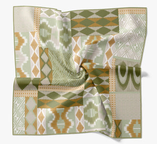 Soft Scarf Urban Patch Green