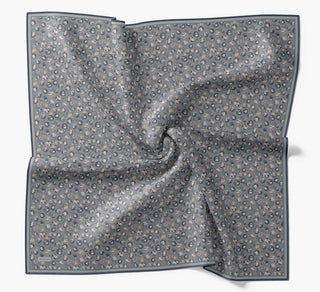 Soft Eşarp Vintage Floral Gri - Soft Eşarp - | Silk Home