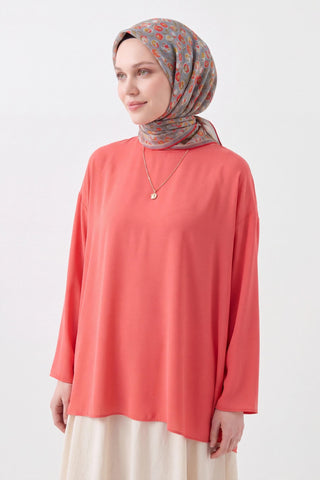 Soft Eşarp Vintage Floral Koyu Gri - Soft Eşarp - | Silk Home