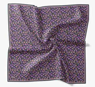 Soft Eşarp Vintage Floral Lacivert - Soft Eşarp - | Silk Home