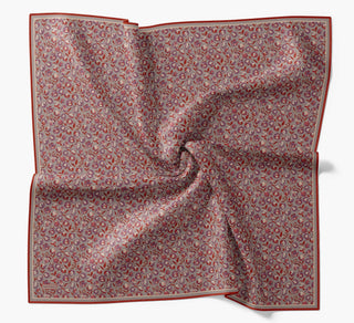 Soft Eşarp Vintage Floral Mor