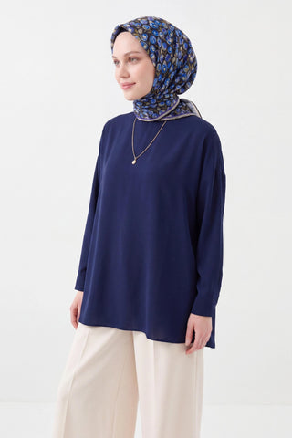 Soft Eşarp Vintage Floral Siyah - Soft Eşarp - | Silk Home