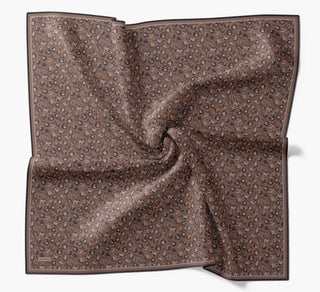 Soft Eşarp Vintage Floral Vizon