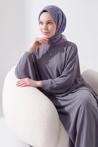 Soft Eşarp Vintage Floral Vizon
