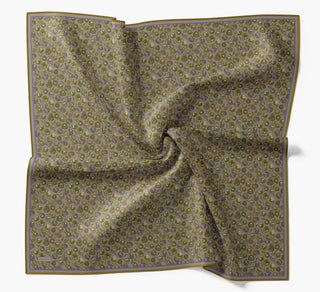 Soft Eşarp Vintage Floral Yeşil - Soft Eşarp - | Silk Home