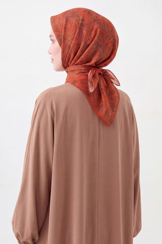 Soft Eşarp Vintage Flow Kiremit