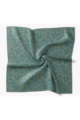 Soft Eşarp Vintage Flow Koyu Turkuaz