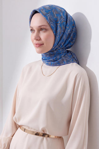 Soft Eşarp Vintage Flow Mavi