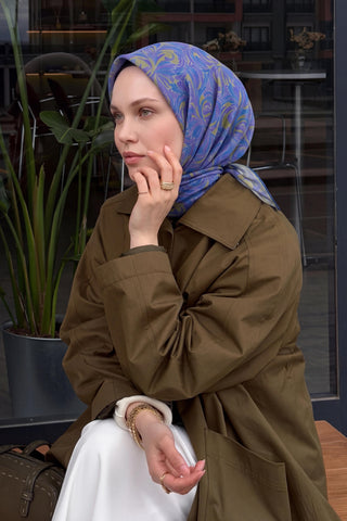Soft Eşarp Vintage Flow Mor