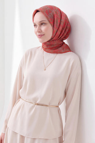 Soft Eşarp Vintage Flow Narçiçeği